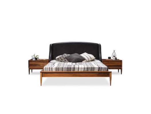 Modern Wood Nightstand Side table Bedroom Storage Furniture Luxury
