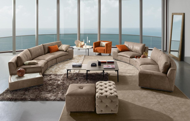 Villa Round Couch Design Living landscape Round Sofa Couches Furniture Corner sofa