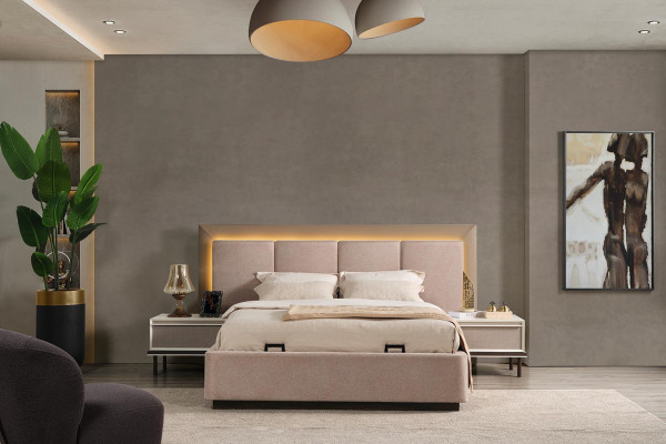 Bedroom Set Bed 2xNight tables Dressing table Luxury new 6-piece design