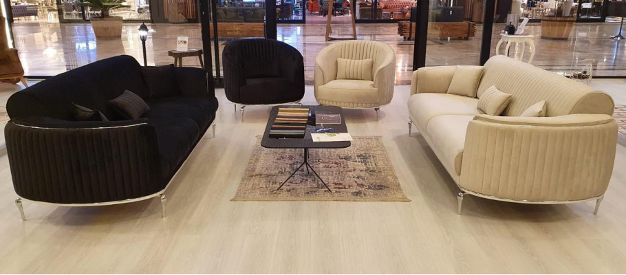 Sofa Set 331 Seater Luxury Modern Set Living room Furniture Textile Sofa set