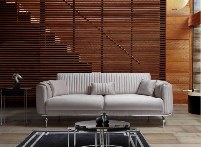 Sofa 3 Seater Living room Furniture Textile Sofas Couch Modern Three Seater