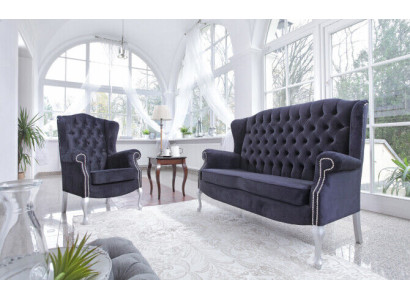 Classic Chesterfield Sofa set 3+2+2 Seater Sofa Couch Upholstery Velvet new