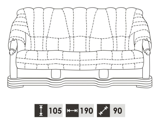 Living room Sofa set Couch Upholstery Seat Sofa Leather Wood 3+1+1 Set