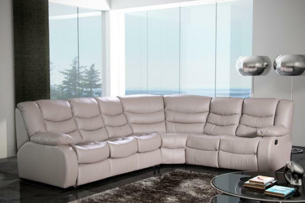 Corner sofa Living landscape Upholstery Corner Sofa Couch Suite Seat Modern Leather