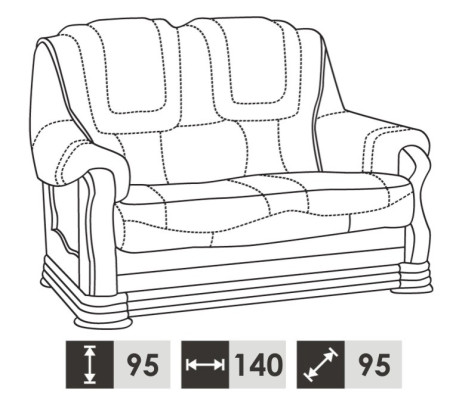 Sofa set 3+2+2 Seater Classic r Living landscape Sofas Couches Upholstery new