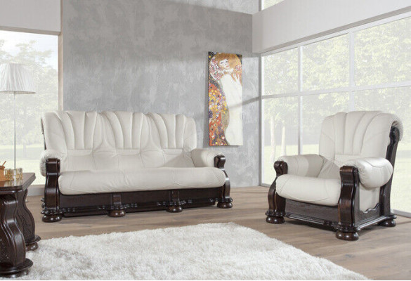 Sofa set 3+2+2 Seater Classic r Couches Living landscape Sofas Upholstery new