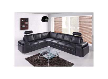 Corner sofa Living landscape Upholstery Corner Sofa Couch Seat Suite Modern Leather