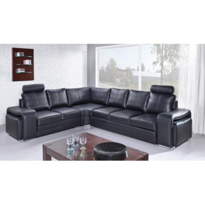 Corner sofa Living landscape Upholstery Corner Sofa Couch Seat Suite Modern Leather