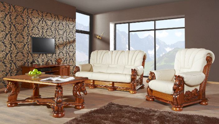 Sofa 3 Seater Seat Classic r Living landscape Sofas Couches Upholstery new