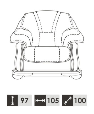 Sofa set 3+1+1 Seater Classic r Living landscape Upholstery Couches Sofas new