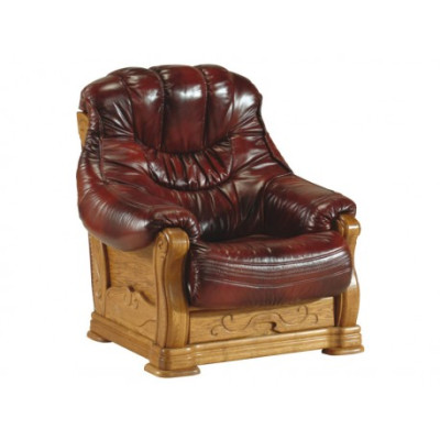Classic Sofa set Couch Upholstery Sofa 100% Genuine Leather Wood 3+1