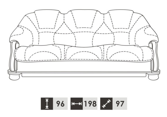 Sofa set 3+2 Seater Classic Sets Leather Sofas Couches Upholstery