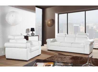 Sofa 3 Seater Design Sofas Upholstery Couches 100% Leather Relax Modern