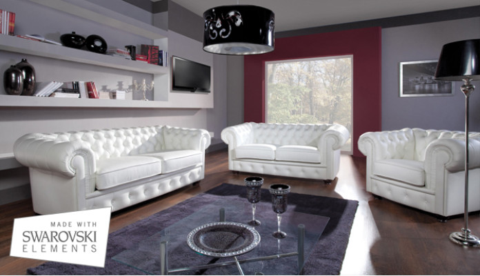 Sofa 2 Seater Chesterfield Design Relax Sofas Upholstery Modern Couches