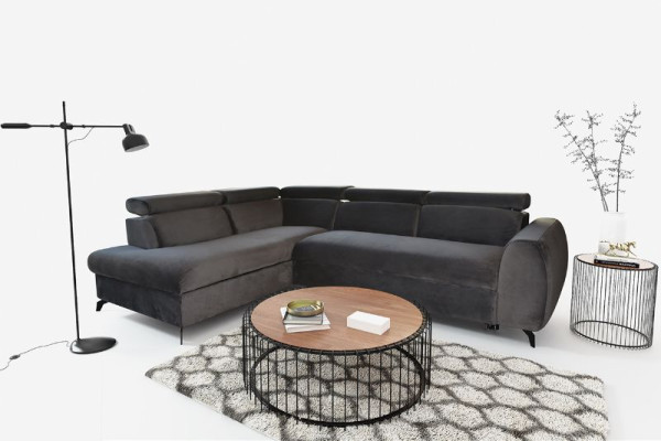 Sofa Corner sofa Living landscape L-shape Designer sofa Luxury Corner sofas Fabric sofa Textile