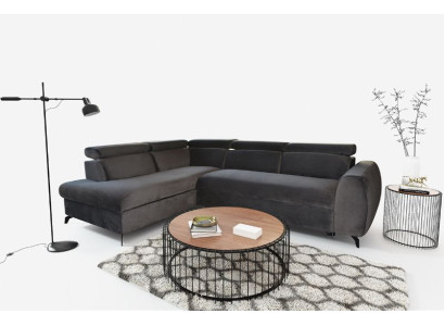 Sofa Corner sofa Living landscape L-shape Designer sofa Luxury Corner sofas Fabric sofa Textile