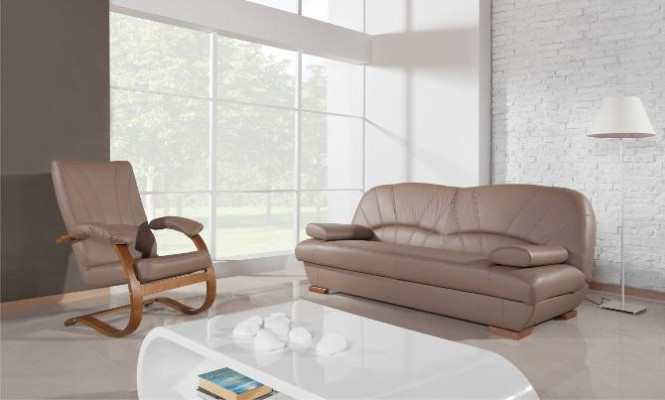 Design Sofa Genuine leather Sofa set 3+1 Seat Modern Couch Upholstery