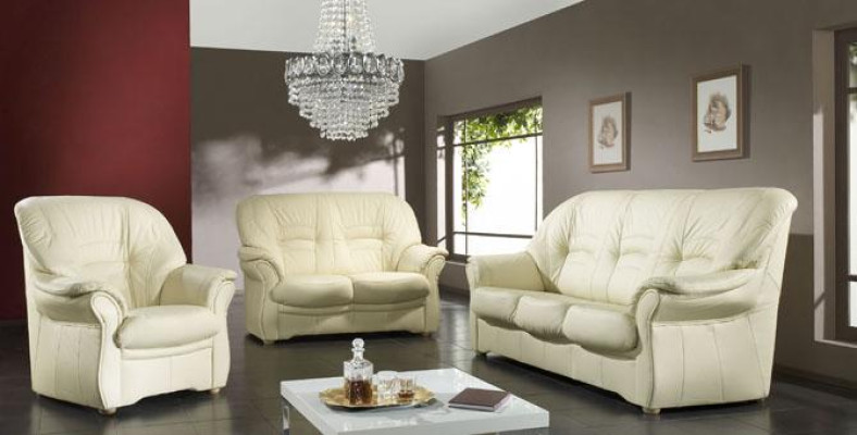 Design Relax Sofas Couch Upholstery Three-seater Couches Imitation leather Sofa