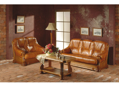 Classic three-seater couch couches upholstery sofa 3-seater leather couches