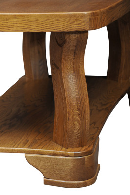 Handcraft Real Wood Sofa Side Tables Classic Living room Table