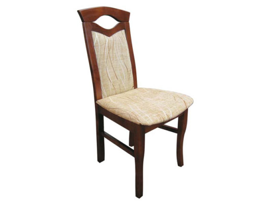 Set 4x Armchair Chair Design Wood Textile Upholstery Chairs Gastro Dining room Fabric