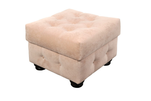 XXL Footstool Club Lounge Stool Textile Ottoman Design Pufa Ottoman new