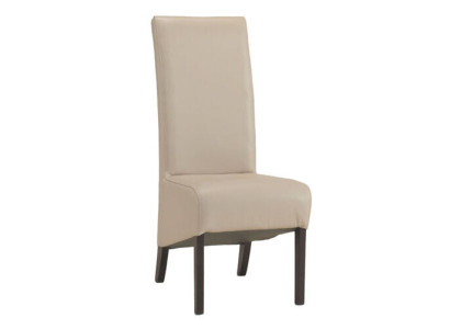 Design Armchair Wood Leather Upholstery Dining room Textile Gastro Chair