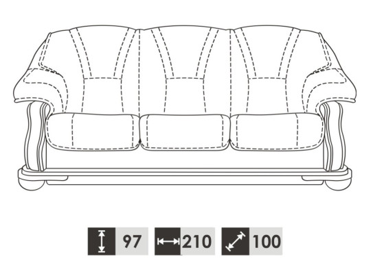 Suite 3+1 Seater Couch Seat Upholstery Sets Set 100% Italian leather