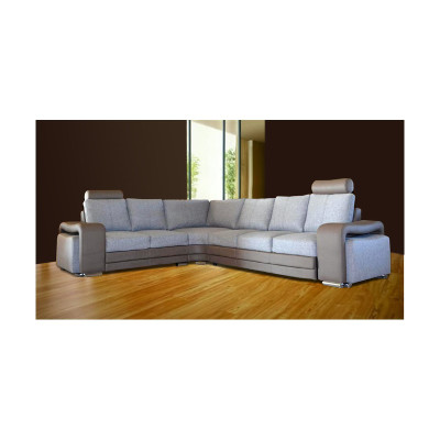 L-shape Fabric Corner sofa Living landscape Upholstery Corner Sofa Couch Seat Suite