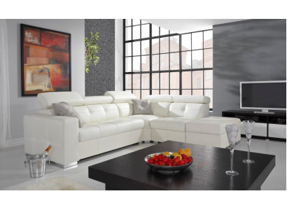 Design Corner sofa Living landscape Upholstery Corner 100% Leather Sofa Couch Seat