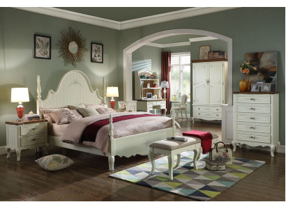 Bed Upholstered bed Luxury Bedroom Design Beds Textile Wood Bed frame new