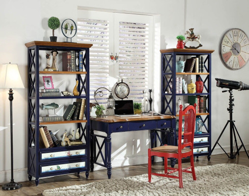 Desk 2-piece Set Table Wardrobe Study room Real Wood Furniture Office Dining table