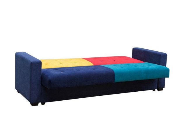 Sofa bed Fabric Sofa Couch Textile Upholstery Suite Bed function 3 Seat new