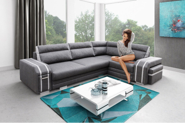 Sofa Sofa bed Designer Sofa with Bed function - bed base Corner sofa Couch Sofas