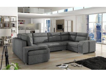 XXL Living landscape Corner sofa Sofa Couch Upholstery Suite Designer U-shape Corner new