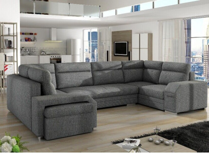 XXL Living landscape Corner sofa Sofa Couch Upholstery Suite Designer U-shape Corner new