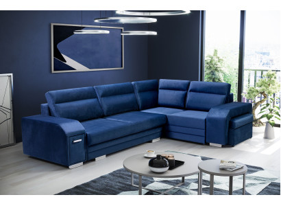 Corner sofa Sofa Couch Upholstery Corner Living landscape Living room Couches Sofas Fabric new