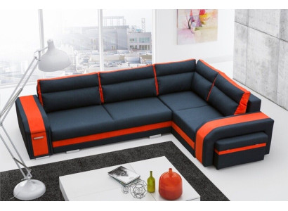 Corner sofa Living room Sleep Sofa Couches Couch Suite L-shape Fabric