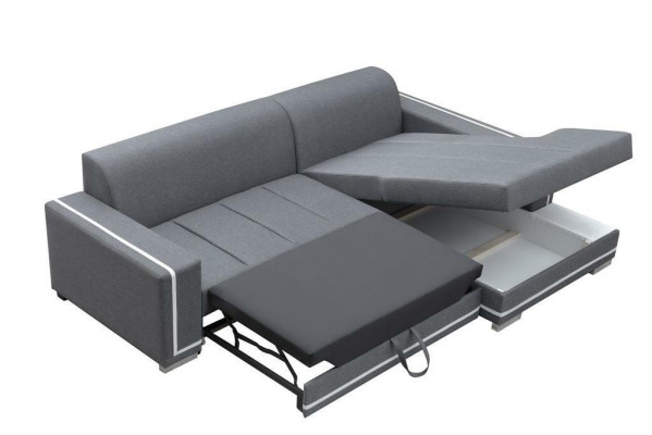 Corner sofa with sleeping function Bed function Kasten Sofa Couch Living landscape Bed