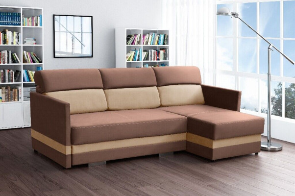 Corner sofa with sleeping function Bed function Kasten Bed Sofa Living landscape