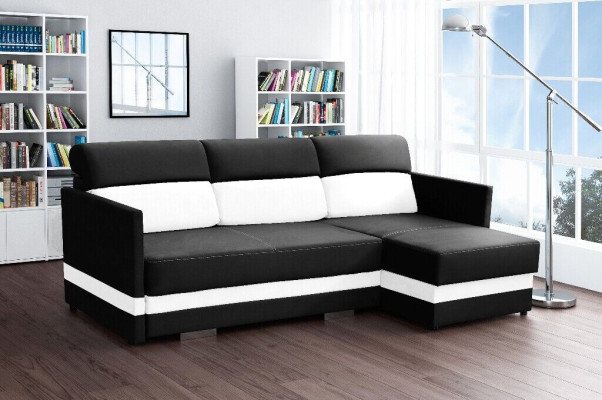 Corner sofa with sleeping function Bed function Kasten Bed Sofa Living landscape