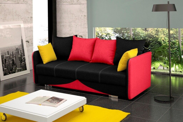 Textile Upholstery Fabric Suite Bed function Sofa bed new 3 Seat Sofa Couch