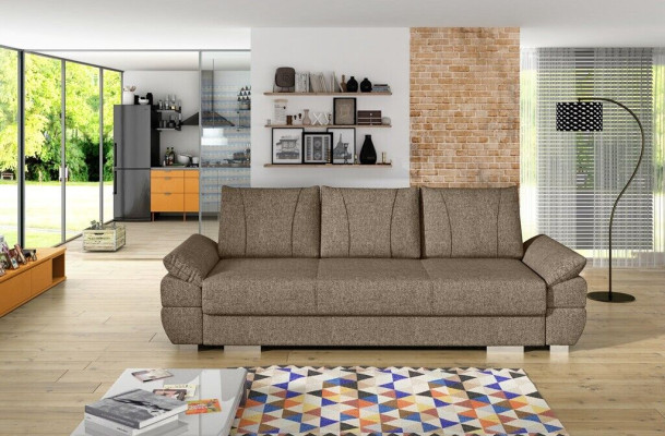 Designer 3 Seater Couch Sofa Upholstery Sofas Couches 3er Textile Sofa bed Bed