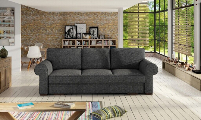 Couch Sofa bed Sofa Couches Upholstery Living landscape 3 Seater Textile Couches
