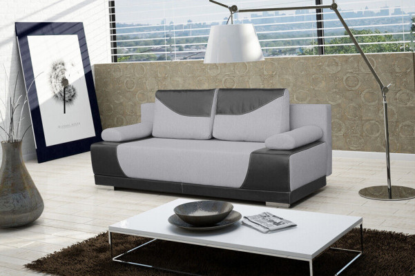 Sofa bed folding couch 3-seater sleeping function + bed base couch designer sofa