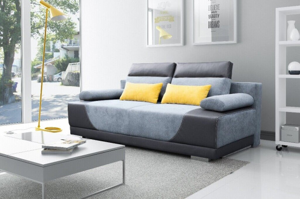 Sofa bed Fabric new Suite Bed function 3 Seat Sofa Couch Textile Upholstery