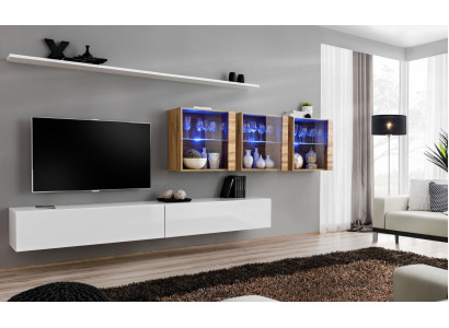 Wall Complete Furniture Wall unit Modern Living room furniture TV lowboard design