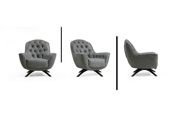 Luxurious living room seating furniture designer three-seater Chesterfield armchair