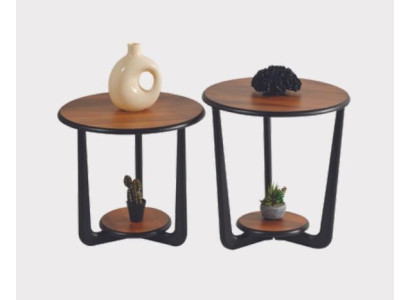 Set 2x Coffee table Coffee table Side table Designer Living room table Tables
