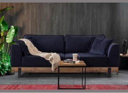 Design Three Seater Couch Upholstery Sofa Modern Sofas Room Black